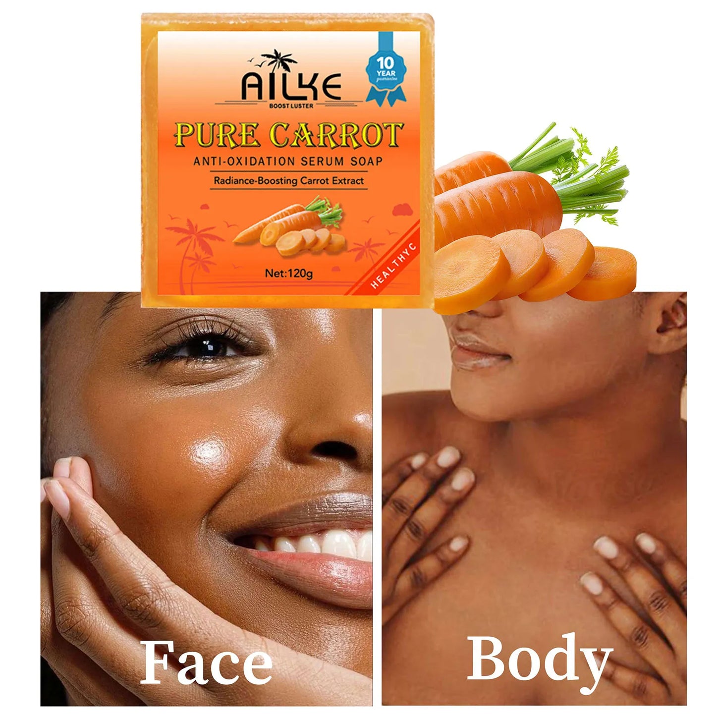 Carrot Whitening Anti-Oxidant Soap 120g
