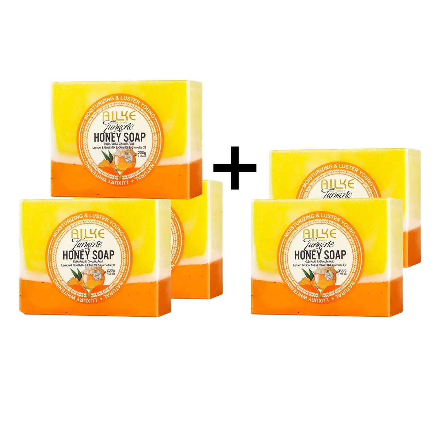 Natural Turmeric Honey Whitening Soap 200g