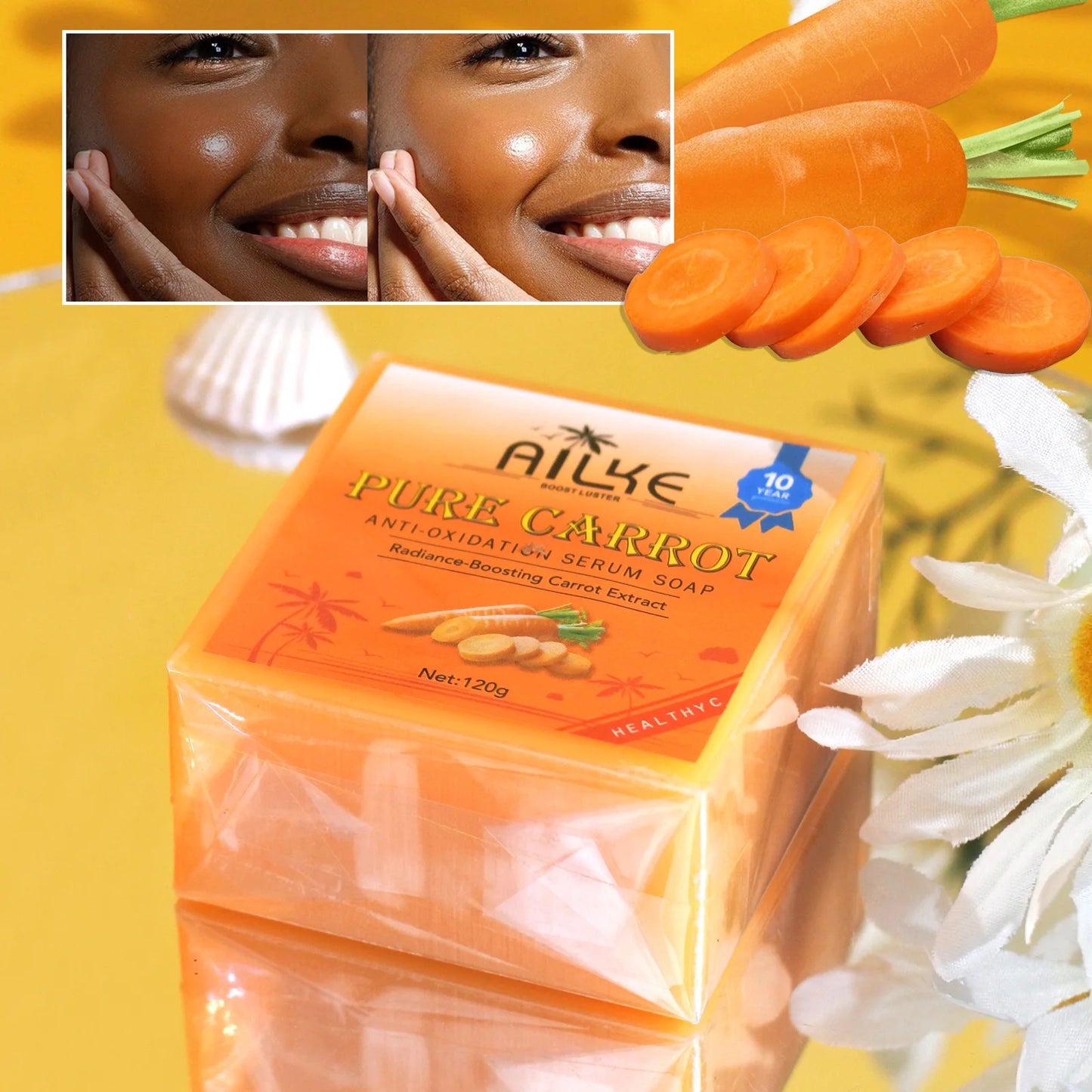 Carrot Whitening Anti-Oxidant Soap 120g