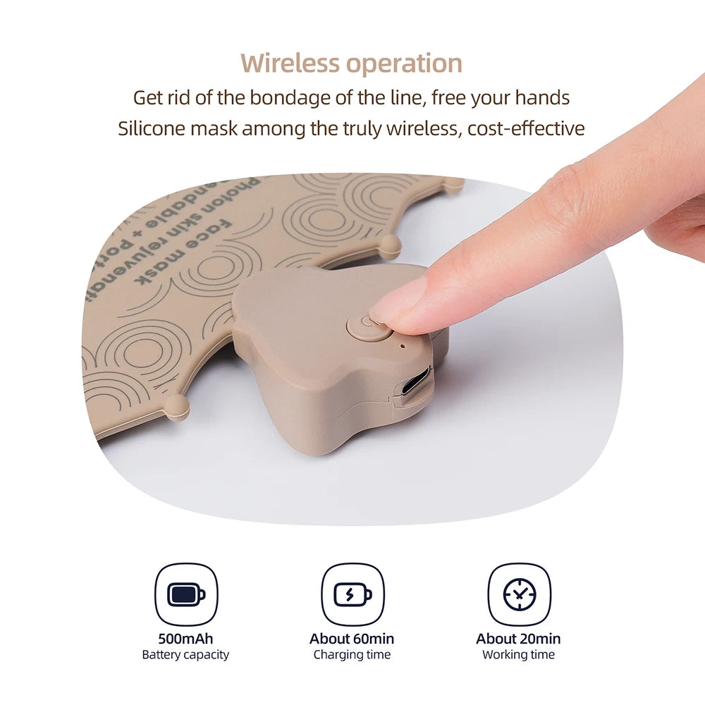 7 Color Silicone LED Face Mask