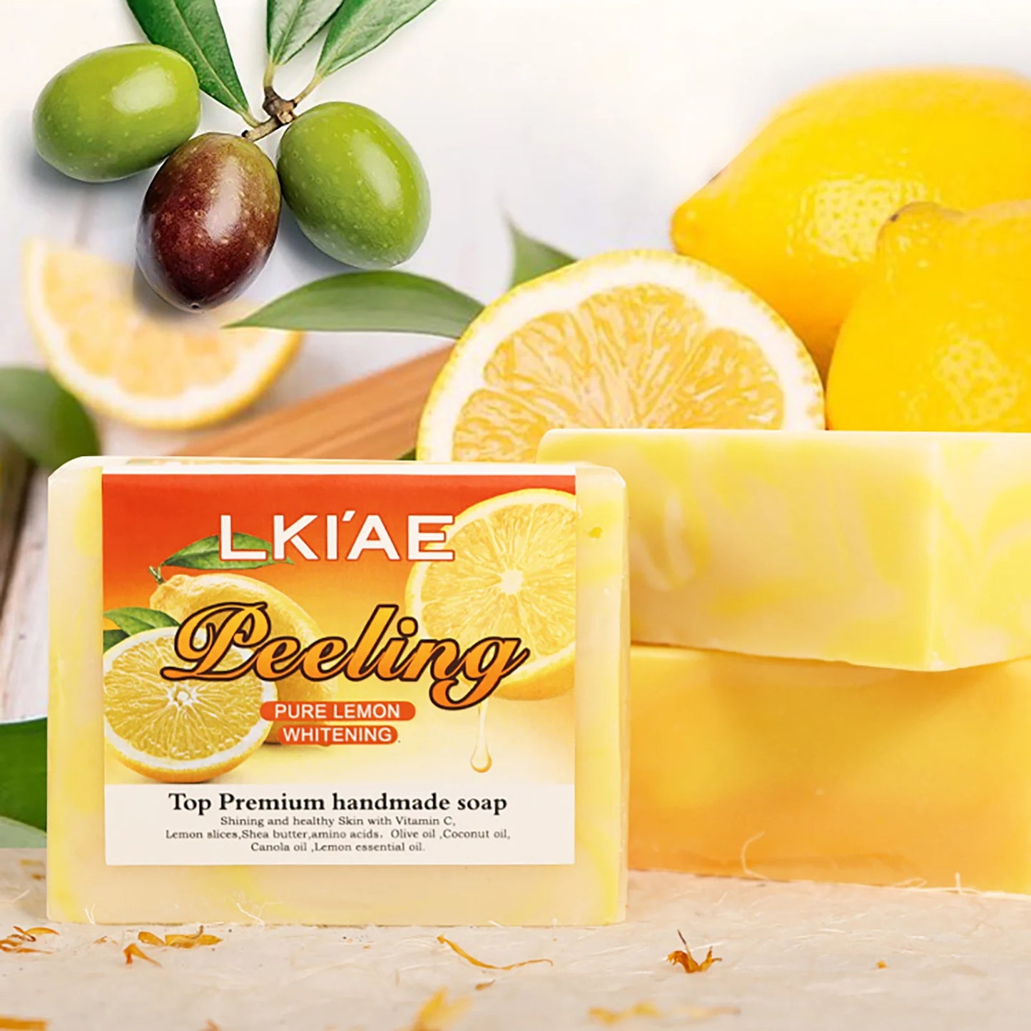 Natural Lemon Whitening Soap Bar 150g