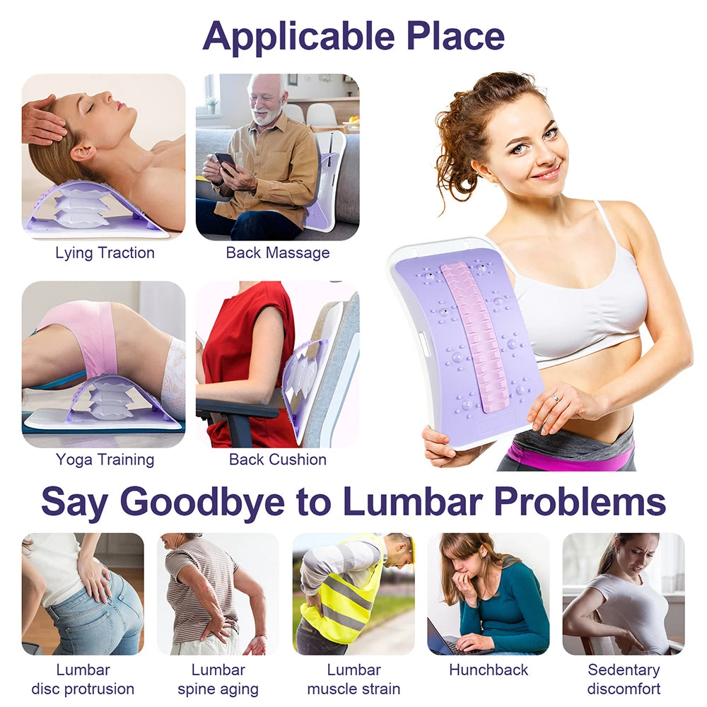 Adjustable Airbag Lumbar Support Stretcher