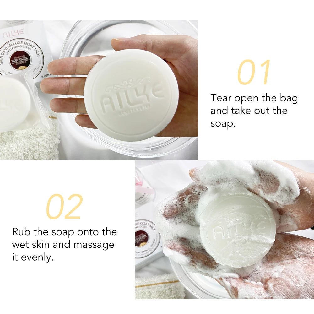 Goat Milk Whitening Soap – Face & Body