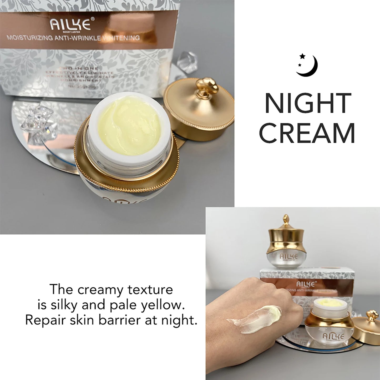 Whitening Face Care Set – Day Cream, Night Cream & Serum