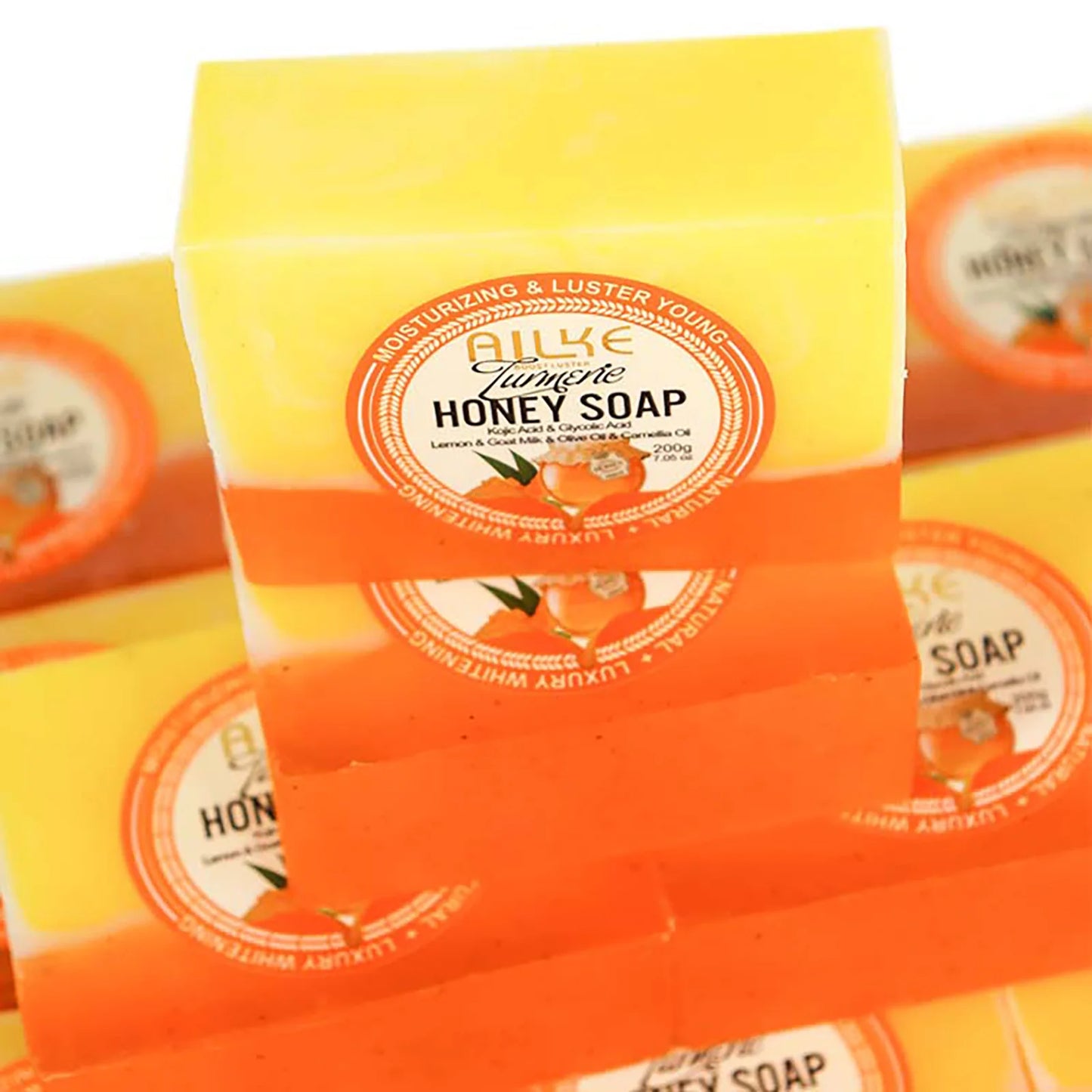 Natural Turmeric Honey Whitening Soap 200g