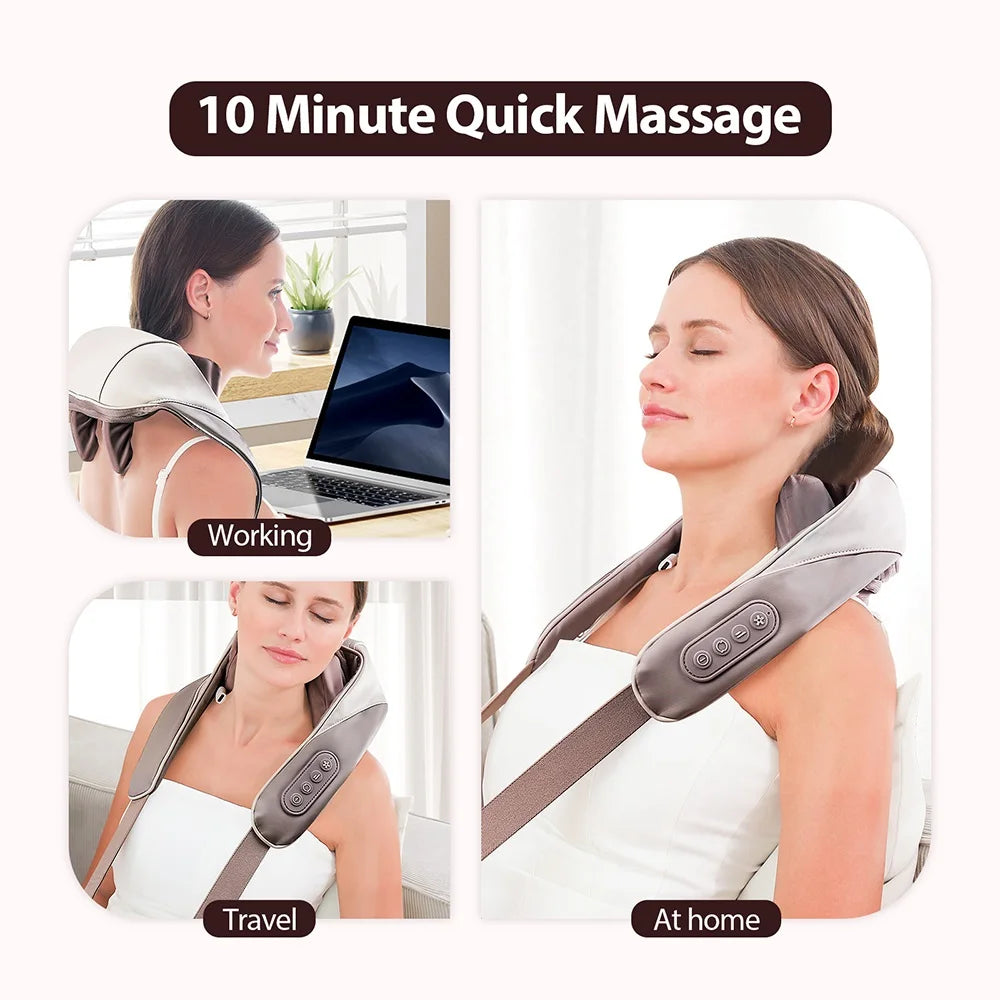 Wireless Neck and Shoulder Massage Shawl