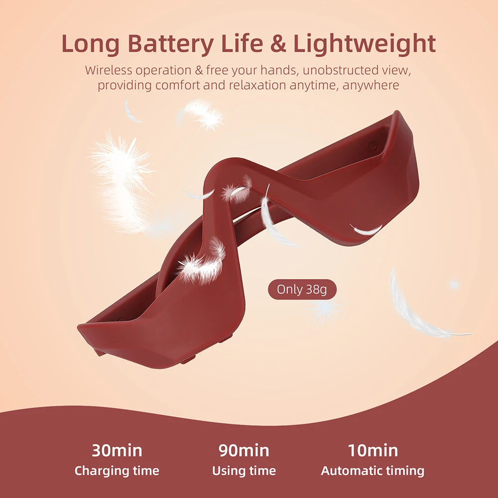 Eye Massager Glasses for Fatigue Relief