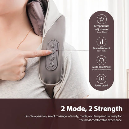Wireless Neck and Shoulder Massage Shawl