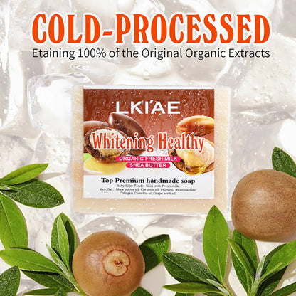 Organic Fresh Milk Whitening Soap Bar 150g