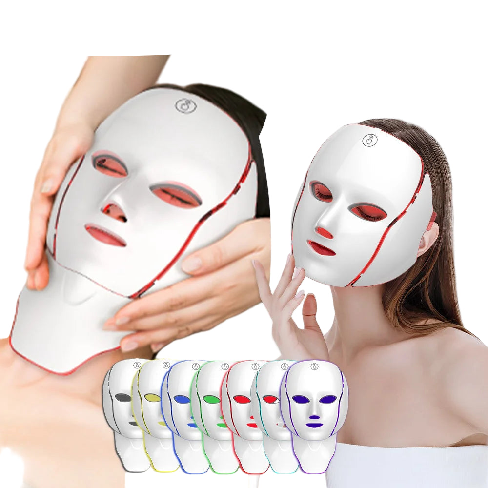 7 Color LED Face Neck Mask