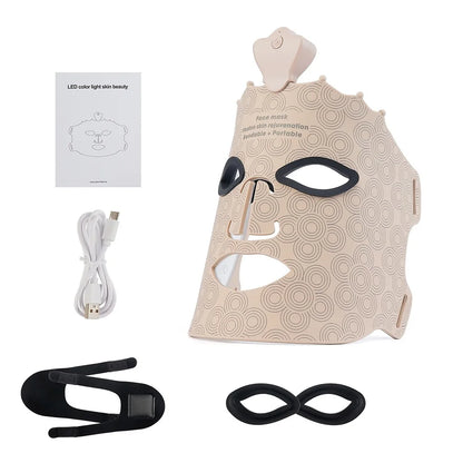 7 Color Silicone LED Face Mask