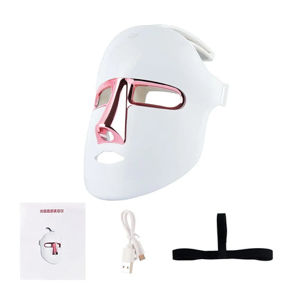 3D Silicone 7 Color LED Mask