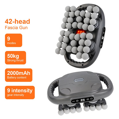 42-Head High Frequency Massage Gun