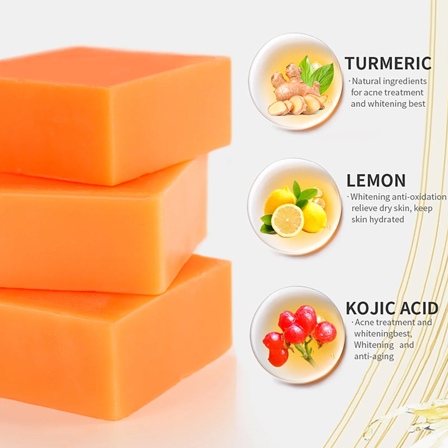 Natural Turmeric Whitening Soap Bar