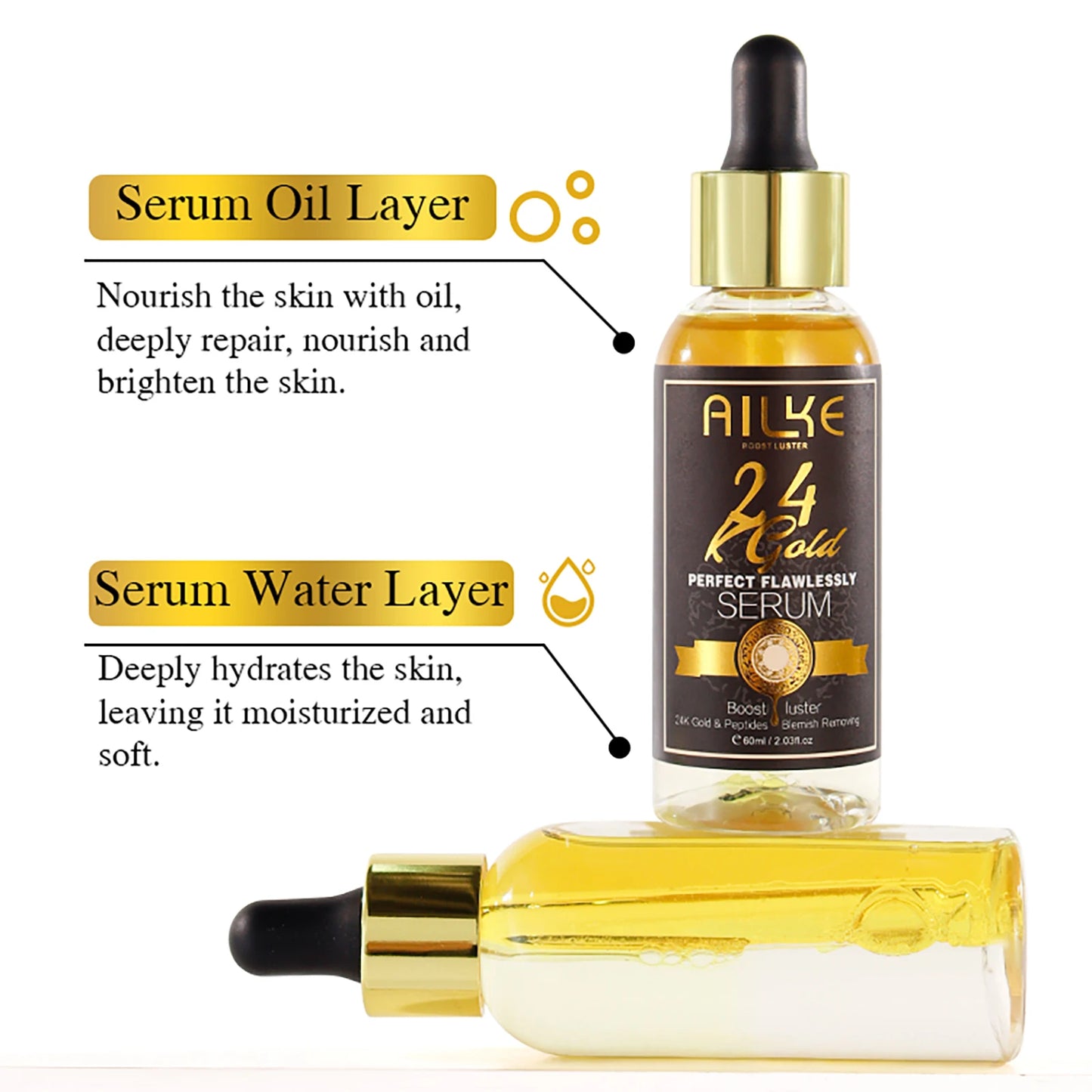 24K Gold Flawless Serum & Oil 60ml