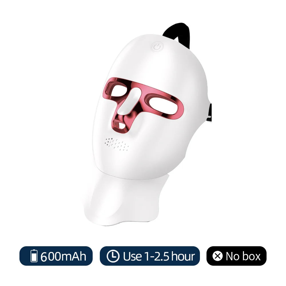Wireless 7 Color LED Face Neck Mask