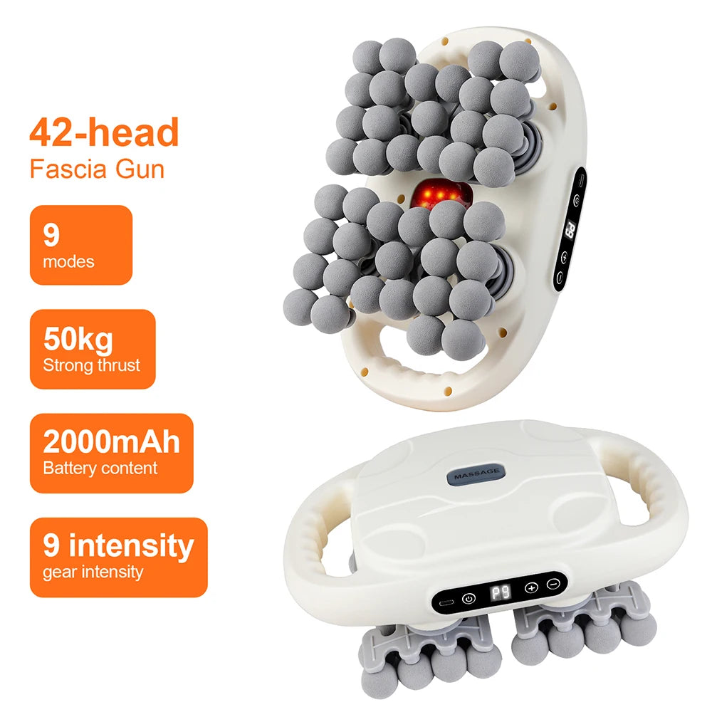 42-Head High Frequency Massage Gun