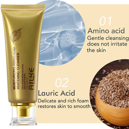 Amino Acid Moisturizing & Whitening Facial Cleanser – 120g