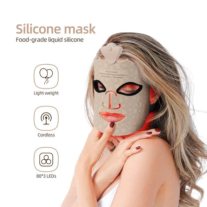 7 Color Silicone LED Face Mask