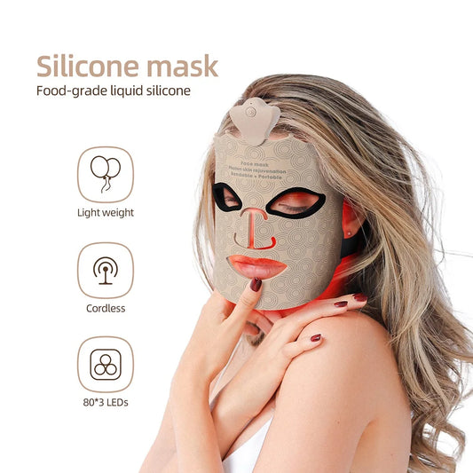 7 Color Silicone LED Face Mask