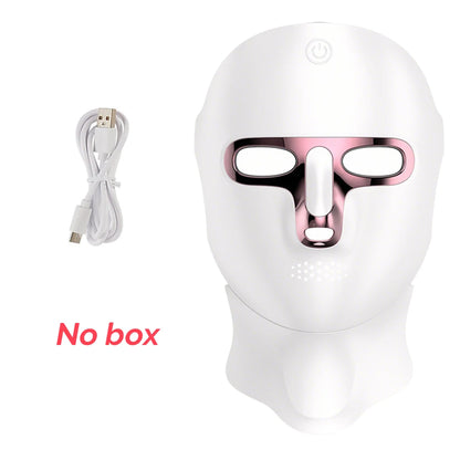 Rechargeable 7 Color LED Face Neck Mask